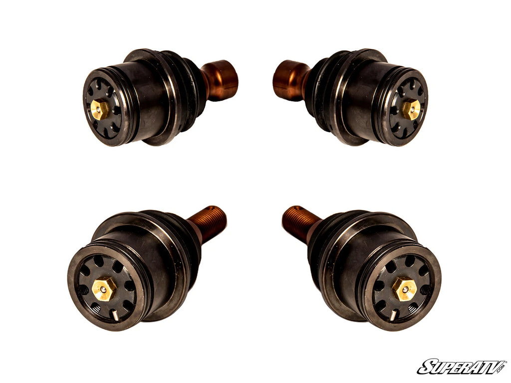 Set of 4 SuperATV Super Duty 300M Ball Joints for Can-Am Commander (2011–2023)