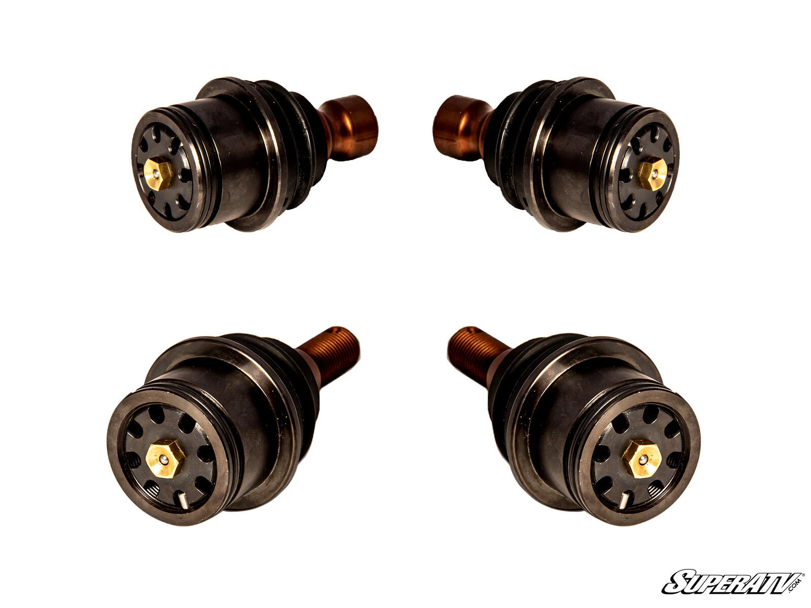 Set of 4 SuperATV Super Duty 300M Ball Joints for Can-Am Commander (2011–2023)