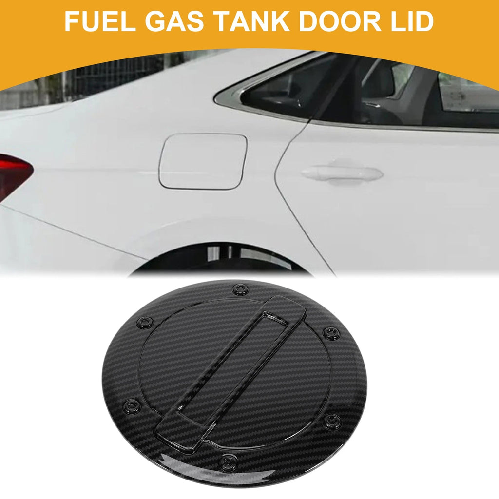 Fuel Tank Door Cap for Dodge Ram (2023–2025) Carbon Fiber Black