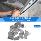 20 Pcs B-Pillar Trim Panel Clip for Volkswagen Passat (1998–2010) Metal