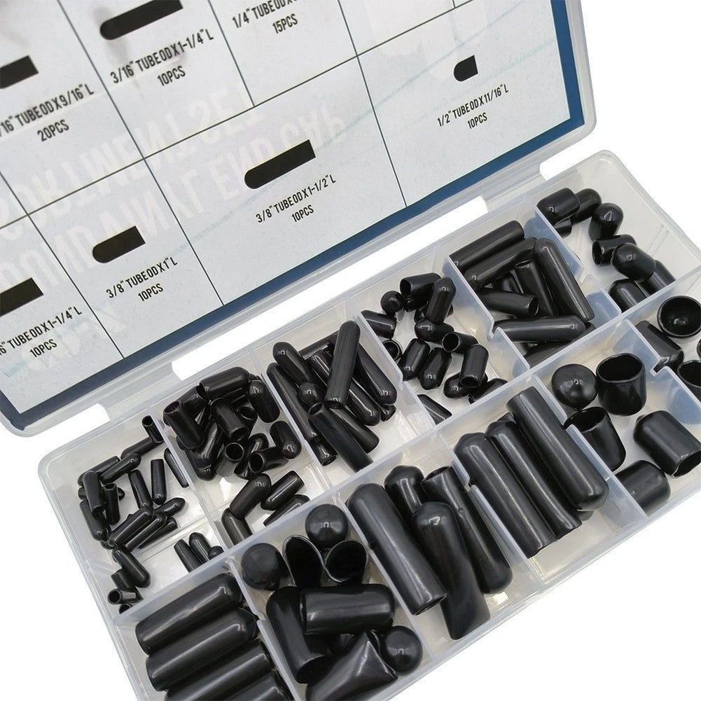 130 Pcs PVC Dust Covers for Threaded Pipes and Fittings (Industrial Use)