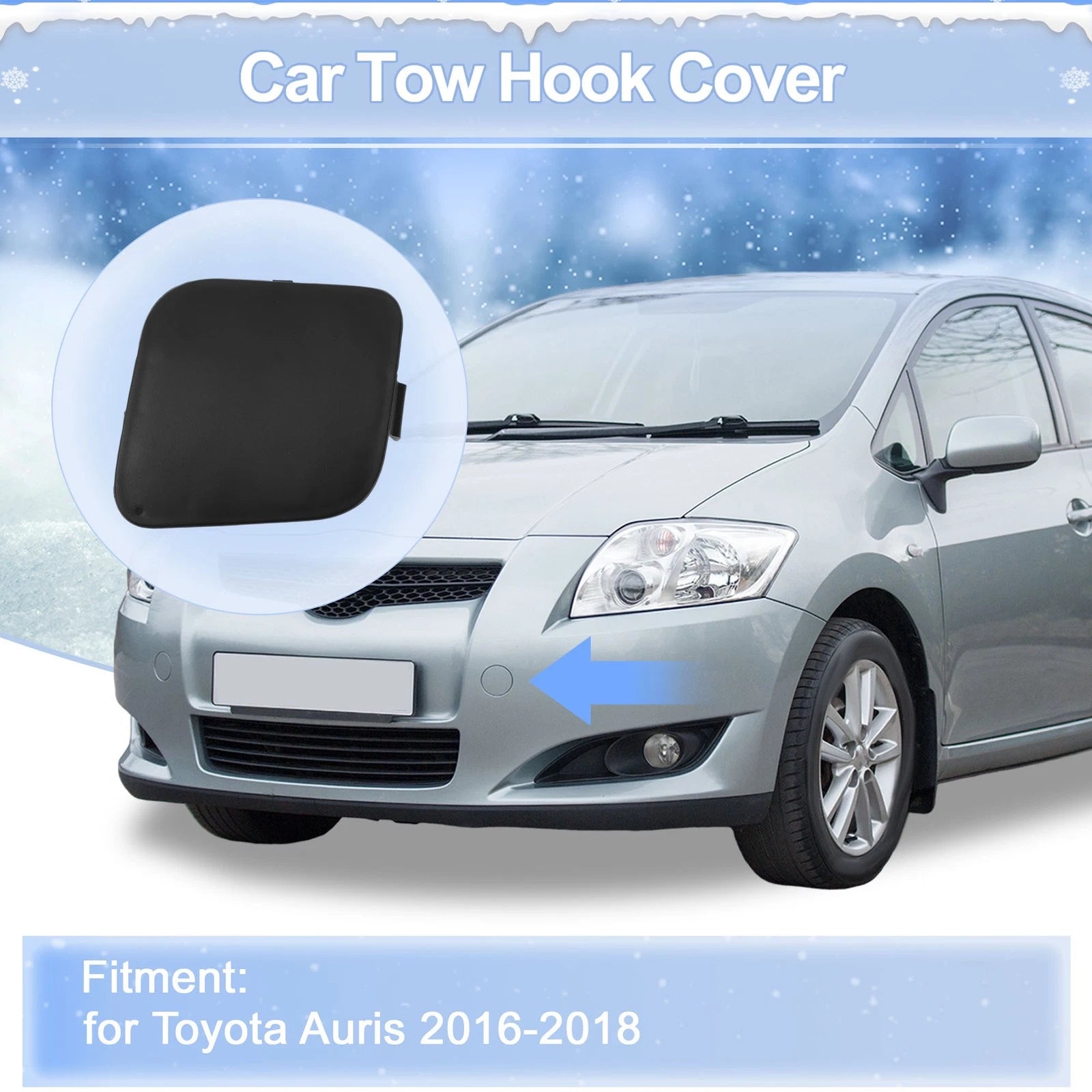 Tow Hook Cover Cap for Toyota Auris (2016–2018) No. 5212802919