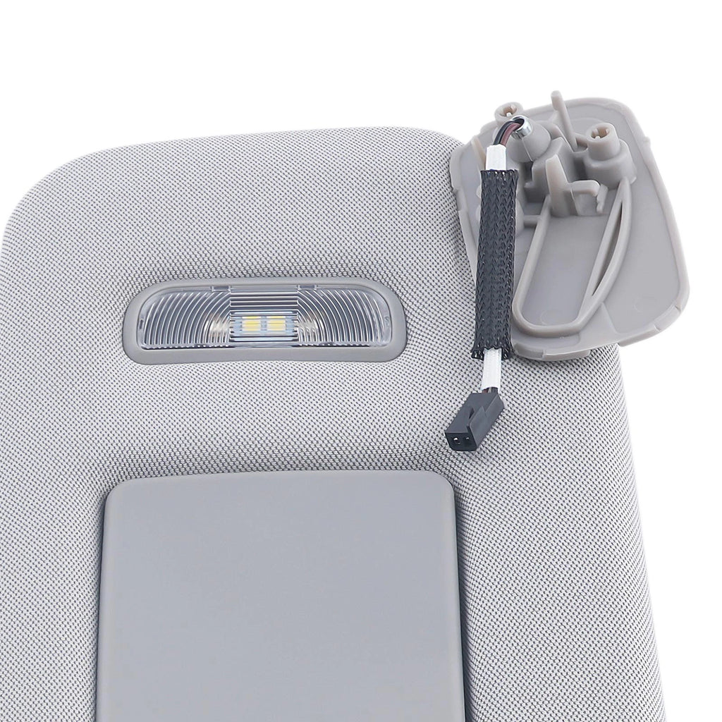 Sun Visor Set for Chevrolet Silverado (2015-2019) Gray Left Right