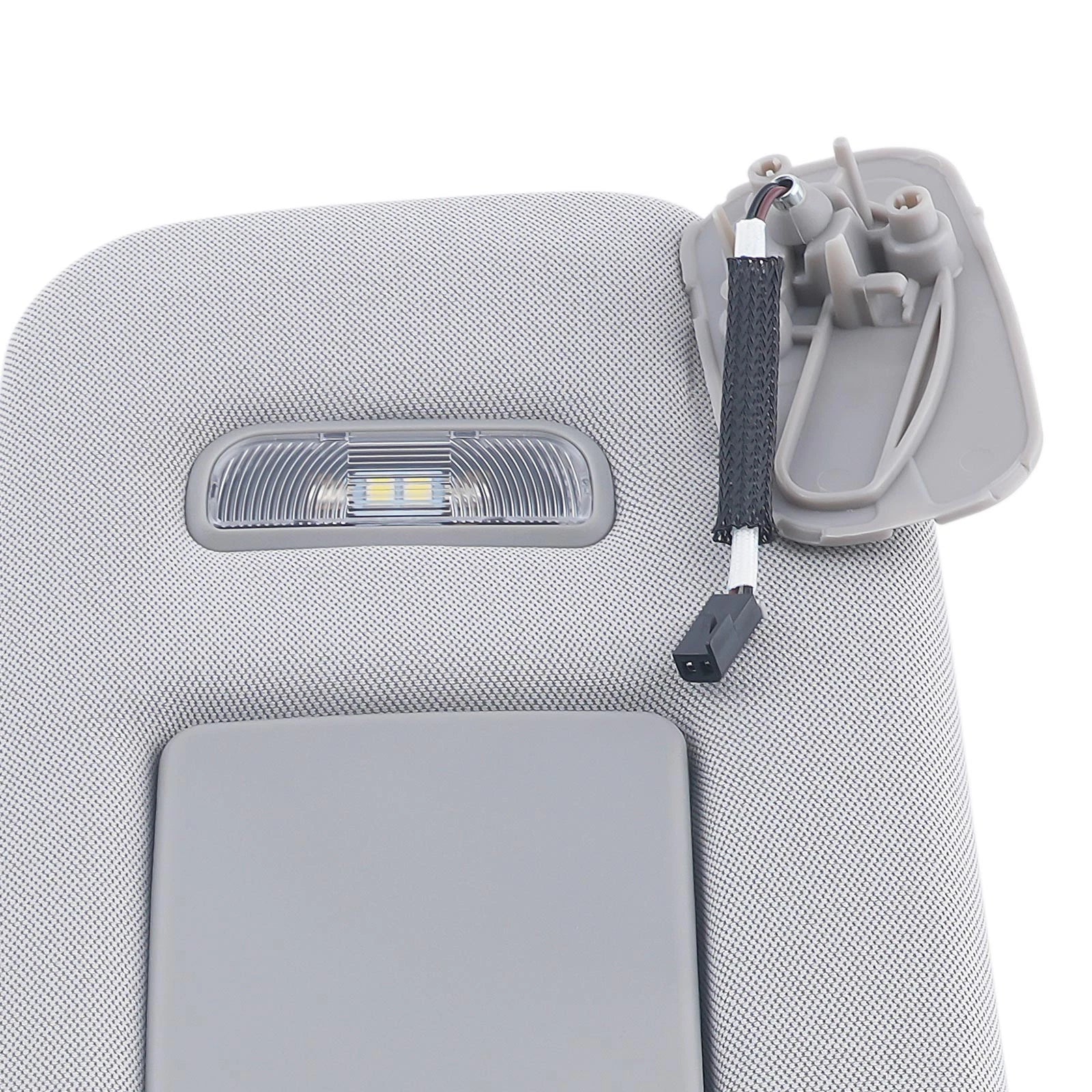 Sun Visor Set for Chevrolet Silverado (2015-2019) Gray Left Right