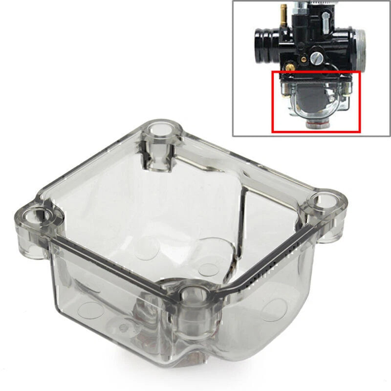 Carburetor Float Bowl Chamber for Moto PHBG 50cc (Transparent Plastic)