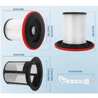 2 Replacement Filters for Unlimited 6 Series Vacuum Cleaner