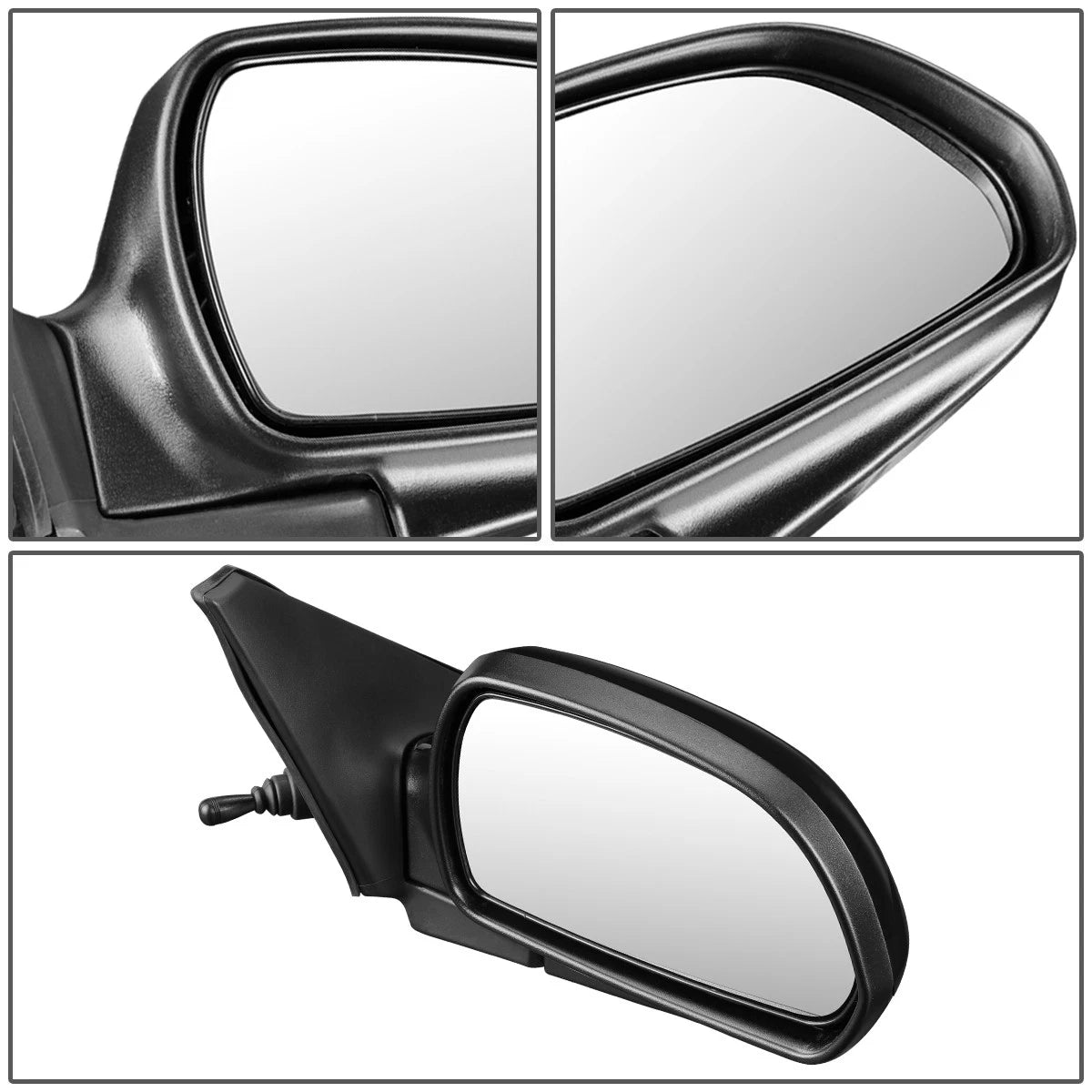 OE Style Manual Side Door Mirror Right for Kia Spectra 2002–2004 (KI1321109)