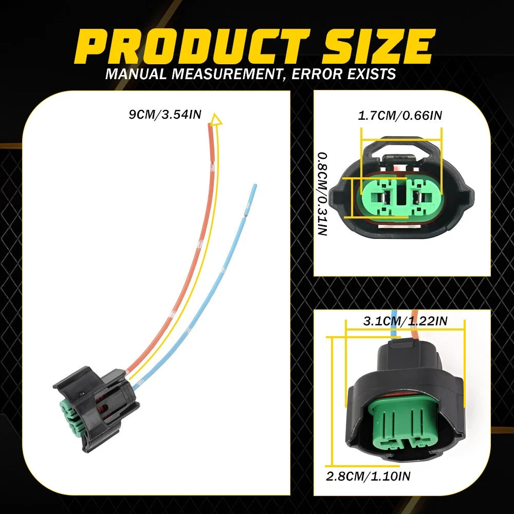 H11 Headlight Bulb Socket Connector Pigtail for