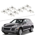 10 x Door Sill Scuff Plate Clips for Porsche Cayenne (2003-2010)