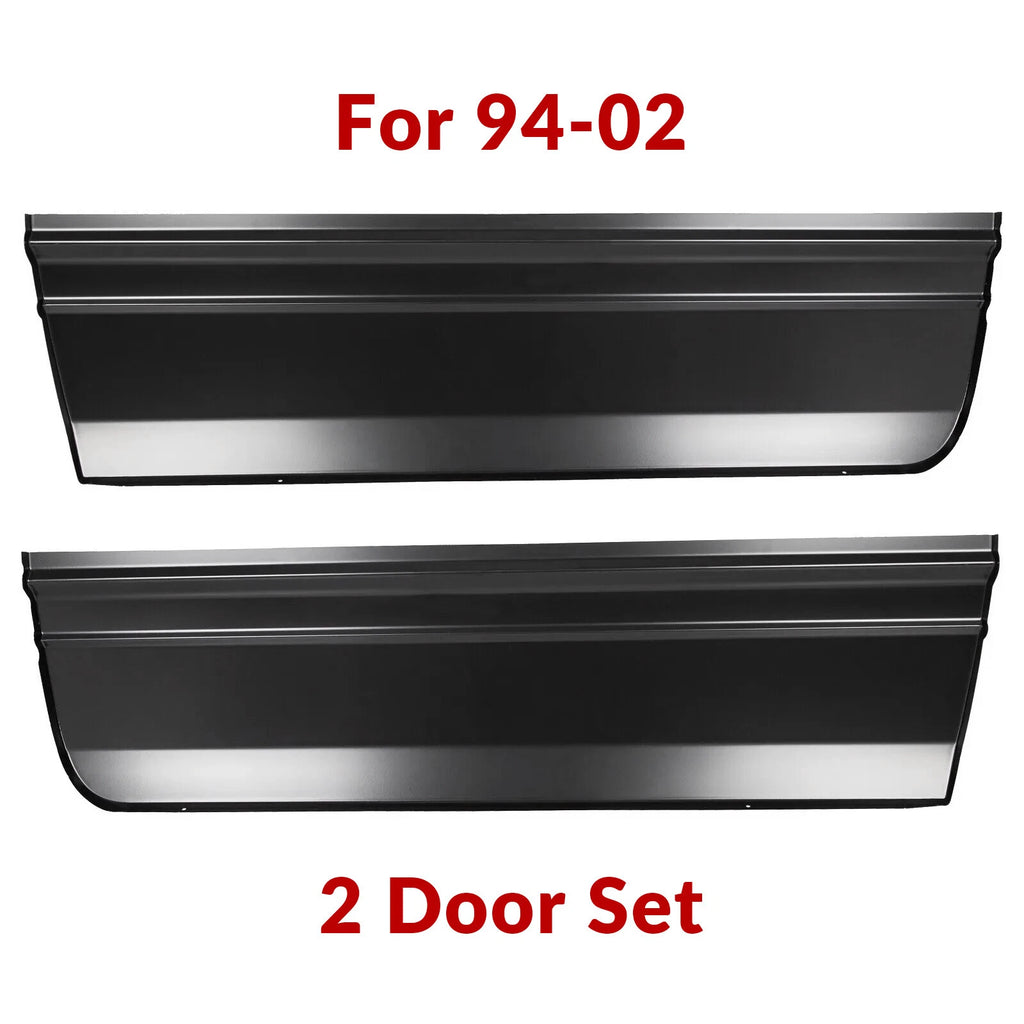 Set of 2 Lower Front Door Skins for Dodge Ram (1994–2002)