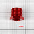 1"-11.5 Male to 3/4"-14 Female Red NPT Piping Thread Reducer Adapter Fitting