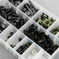223PCS Fastener Clip Screw Bolt Kit for Motor Sportbike Windscreen Fairing