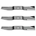 Set of 3 Replacement Mower Blades for Kubota Mowers (76529-34330)