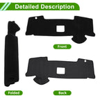 Dashboard Cover for Toyota Aqua MXPK10 MXPK11 (2012–2020) Black Anti-Slip