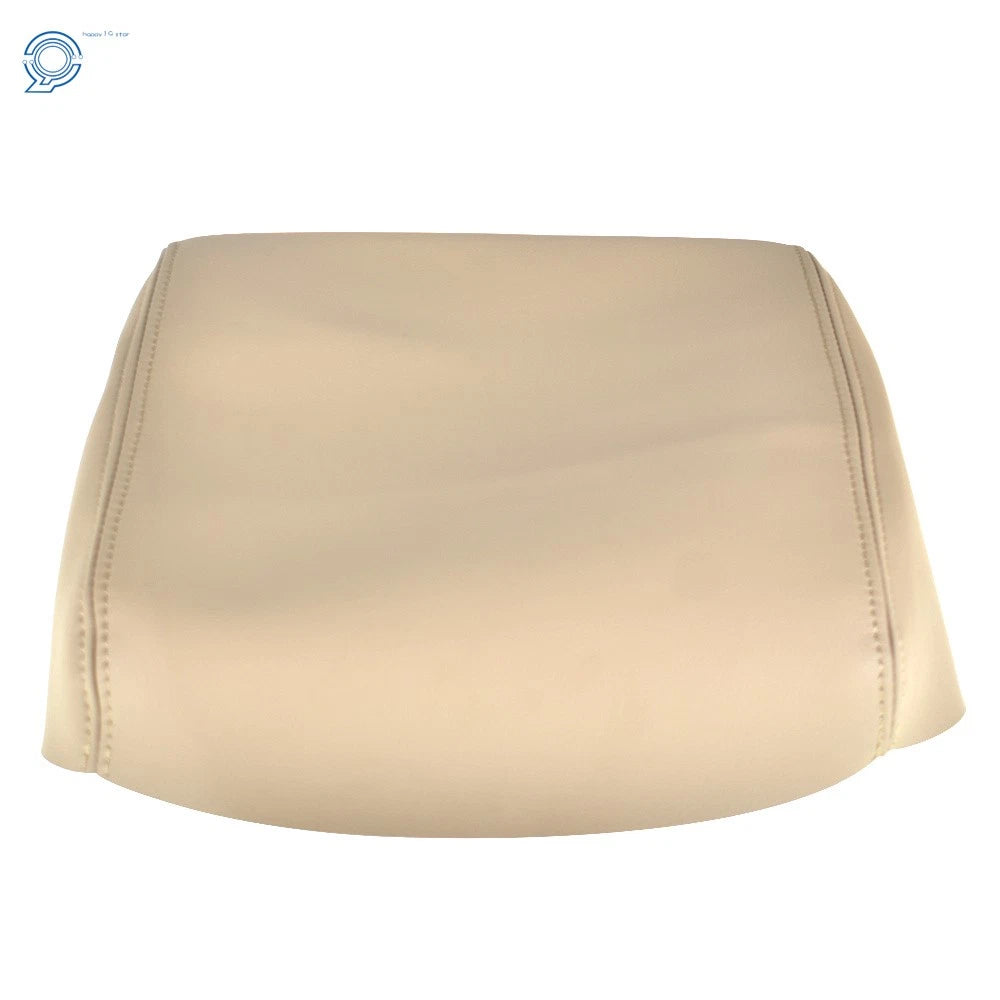 Beige Leather Armrest Center Console Lid Cover for Honda Pilot (2009-2015)