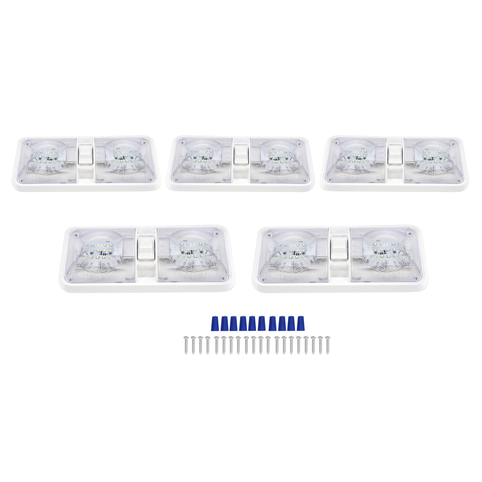 5X LED Ceiling Light for RV Camper Trailer (12V)