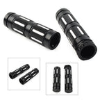CNC 1" Motorcycle Handlebar Hand Grips for Harley Dyna Wide Glide EFI