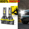 2X H15 LED Headlight Bulb Canbus Error Free 21W 10000LM for High Beam DRL