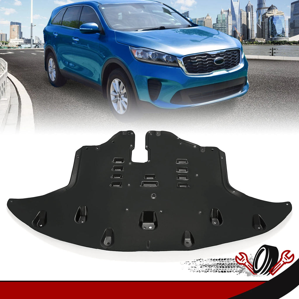 Engine Splash Shields for Kia Sorento (2016–2020) with Aluminum Pad