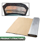 Sound Deadening Heat Shield Mat for Automotive Insulation (90" x 39")