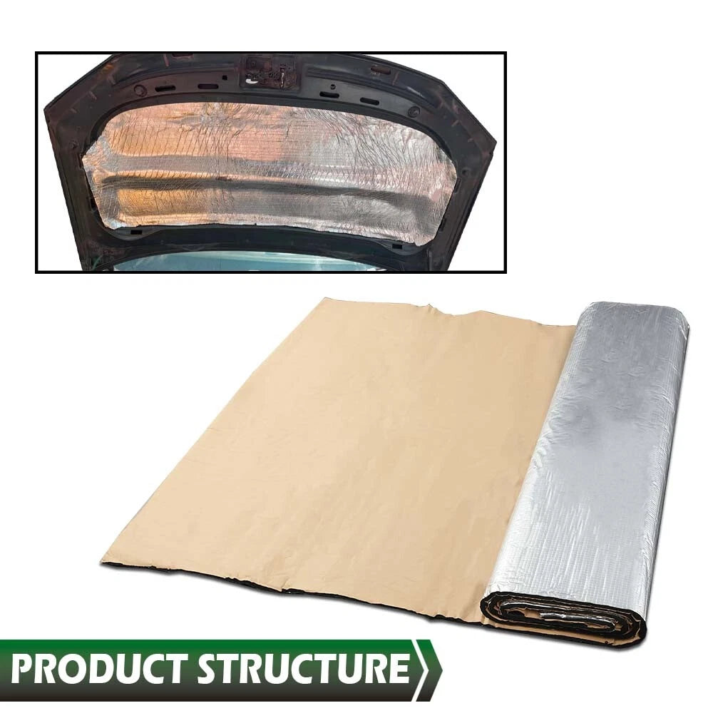 Sound Deadening Heat Shield Mat for Automotive Insulation (90" x 39")