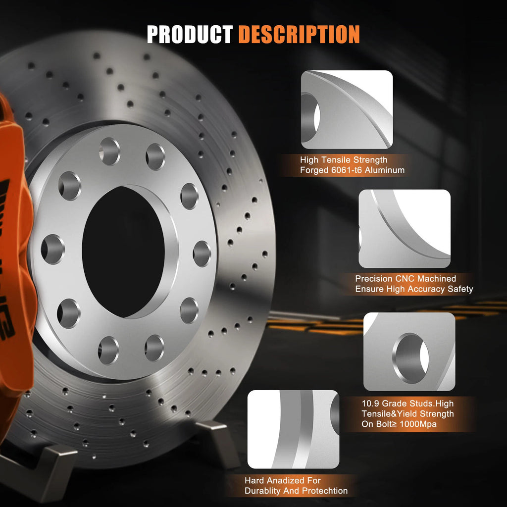 4X 1/2" 5x4.75 Wheel Spacers for Chevrolet Corvette Camaro S10 GMC Jimmy Pontiac