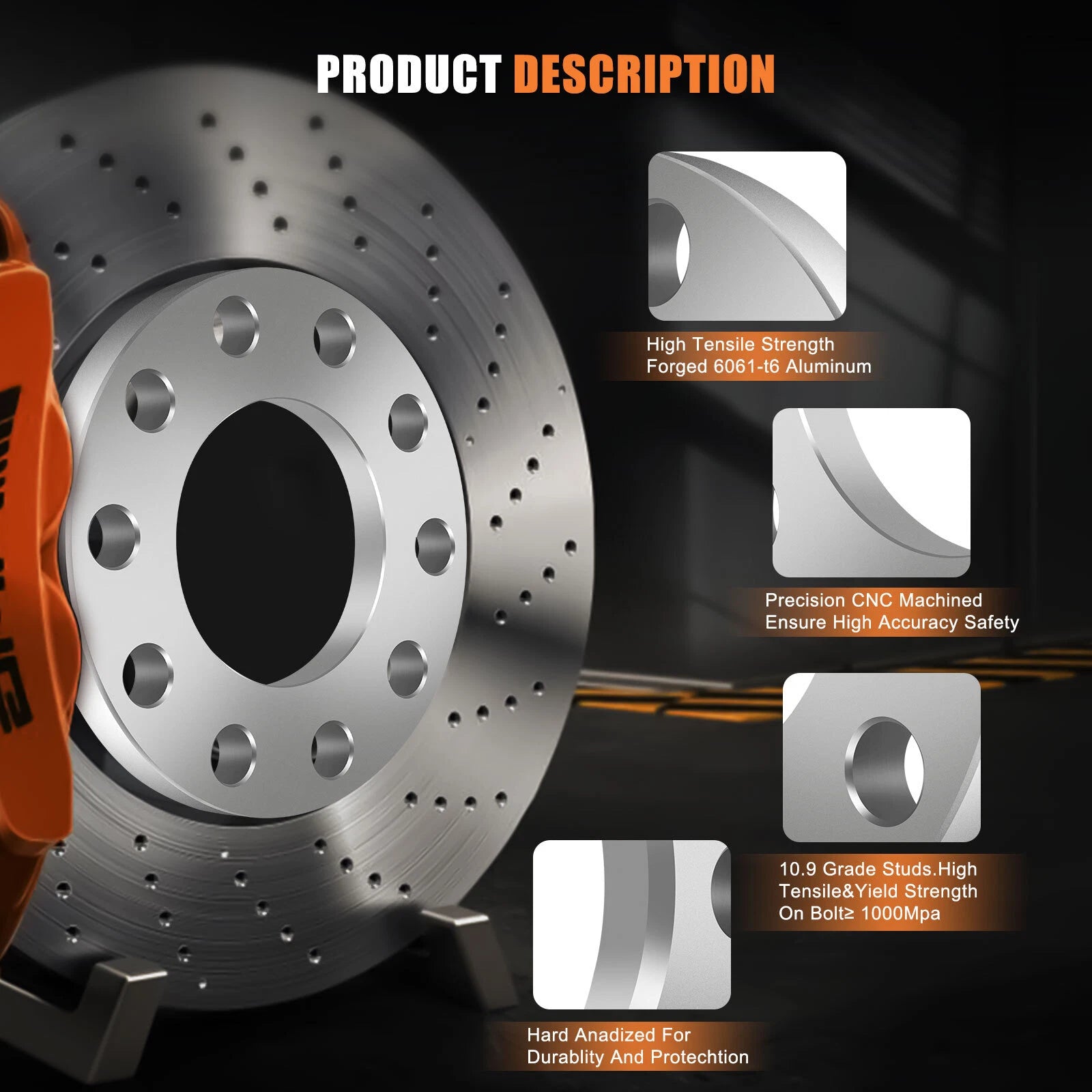 4X 1/2" 5x4.75 Wheel Spacers for Chevrolet Corvette Camaro S10 GMC Jimmy Pontiac