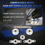 Slide-Out Gear Box Pack Assembly 15 Tooth for RV (2.5"x 2.5")