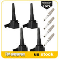 Set of 4 Ignition Coils and 4 Spark Plugs for Cadillac CT4 2.0L (2020–2022)
