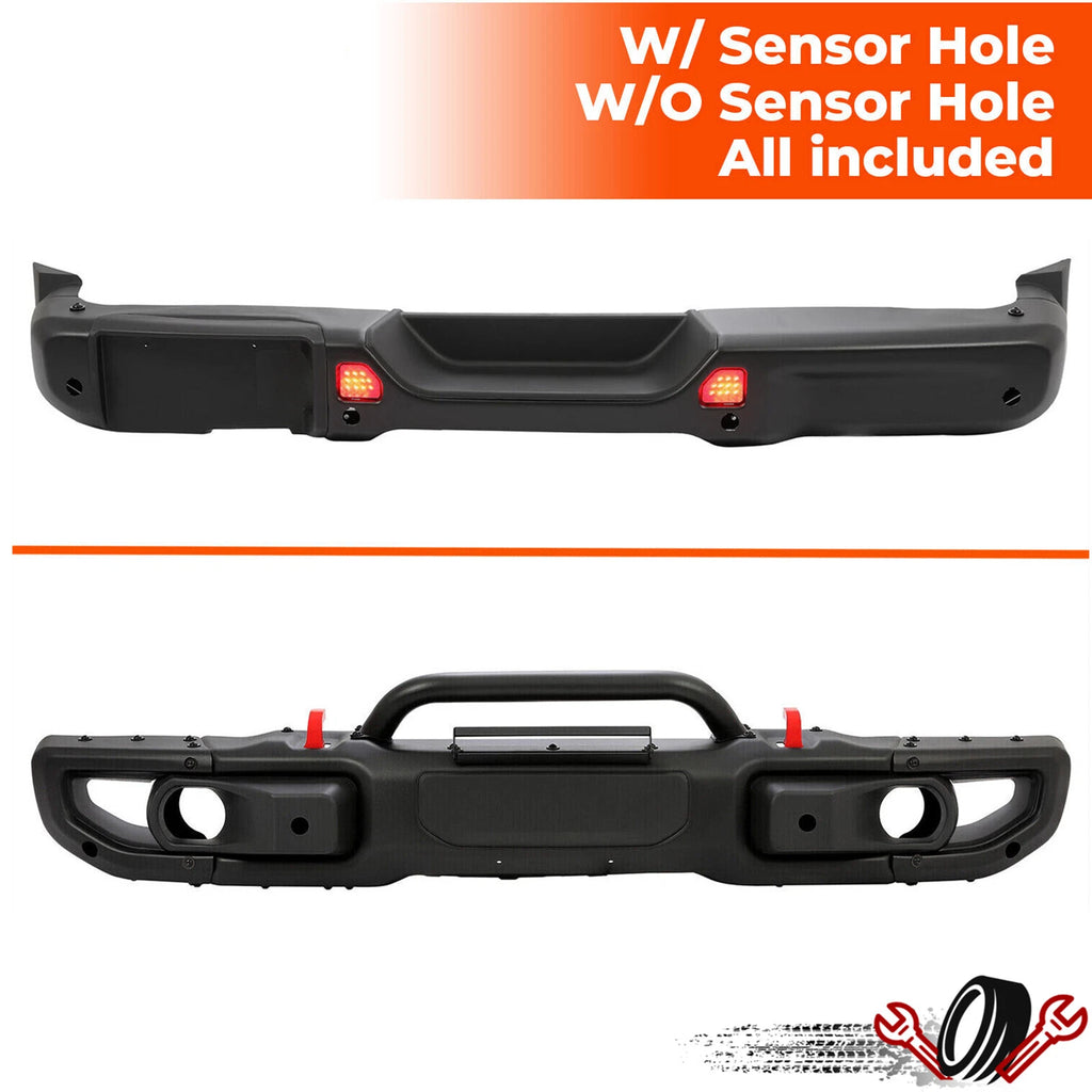 Front & Rear Bumper 10th Anniversary Style for Jeep Wrangler JL Gladiator (2018–2024)