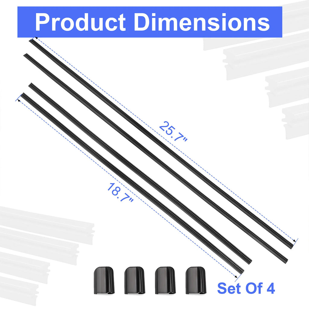 Set of 4 Wiper Blades for Volvo XC60 (2018–2023) 31490722