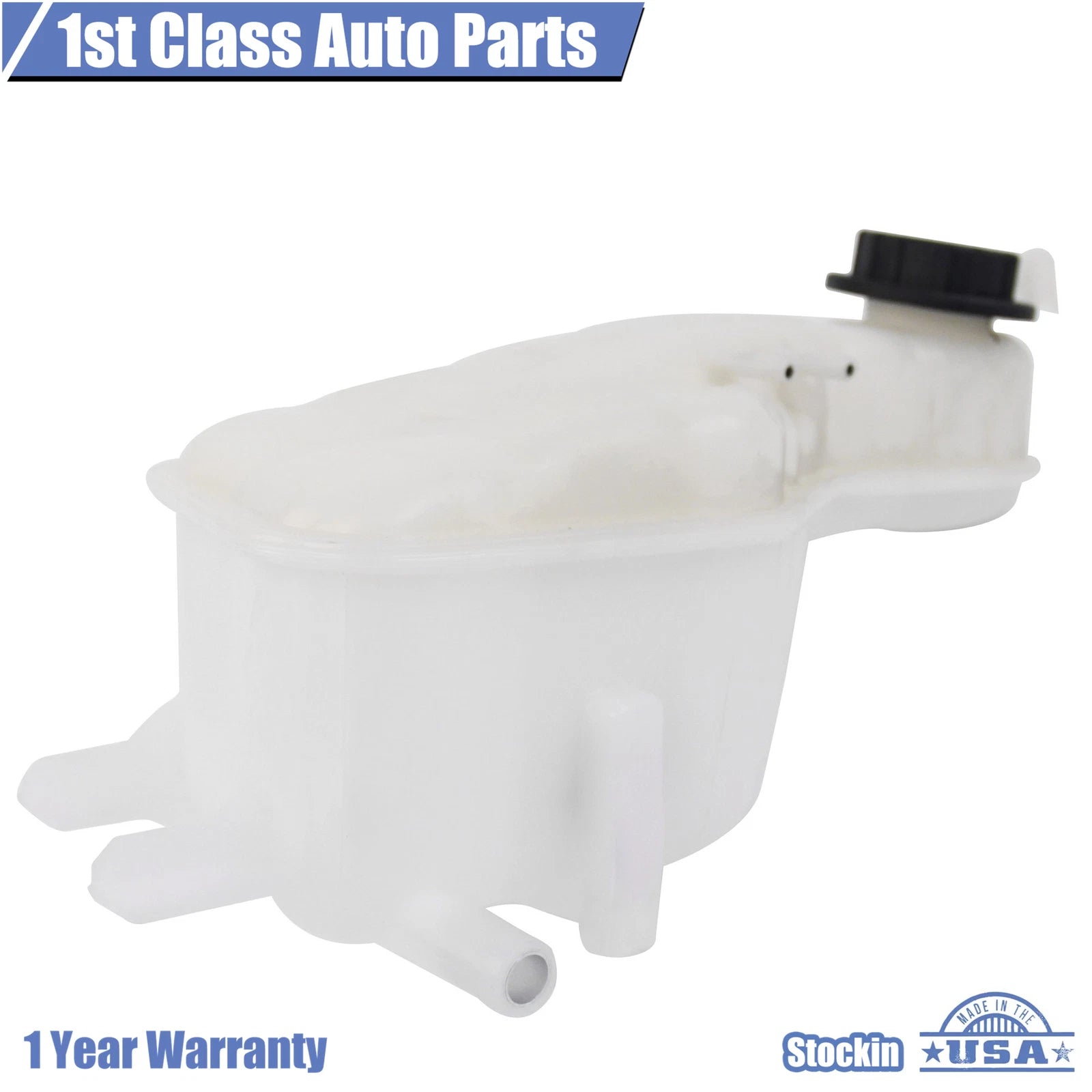 Coolant Expansion Tank with Cap for Chevy Buick Pontiac Grand Am (1999–2005)