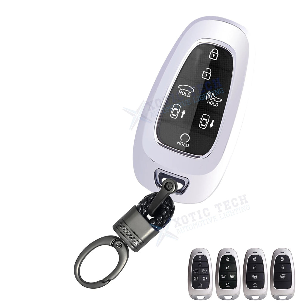 Soft TPU Smart Key Fob Cover Chain for Hyundai (2011–2024)