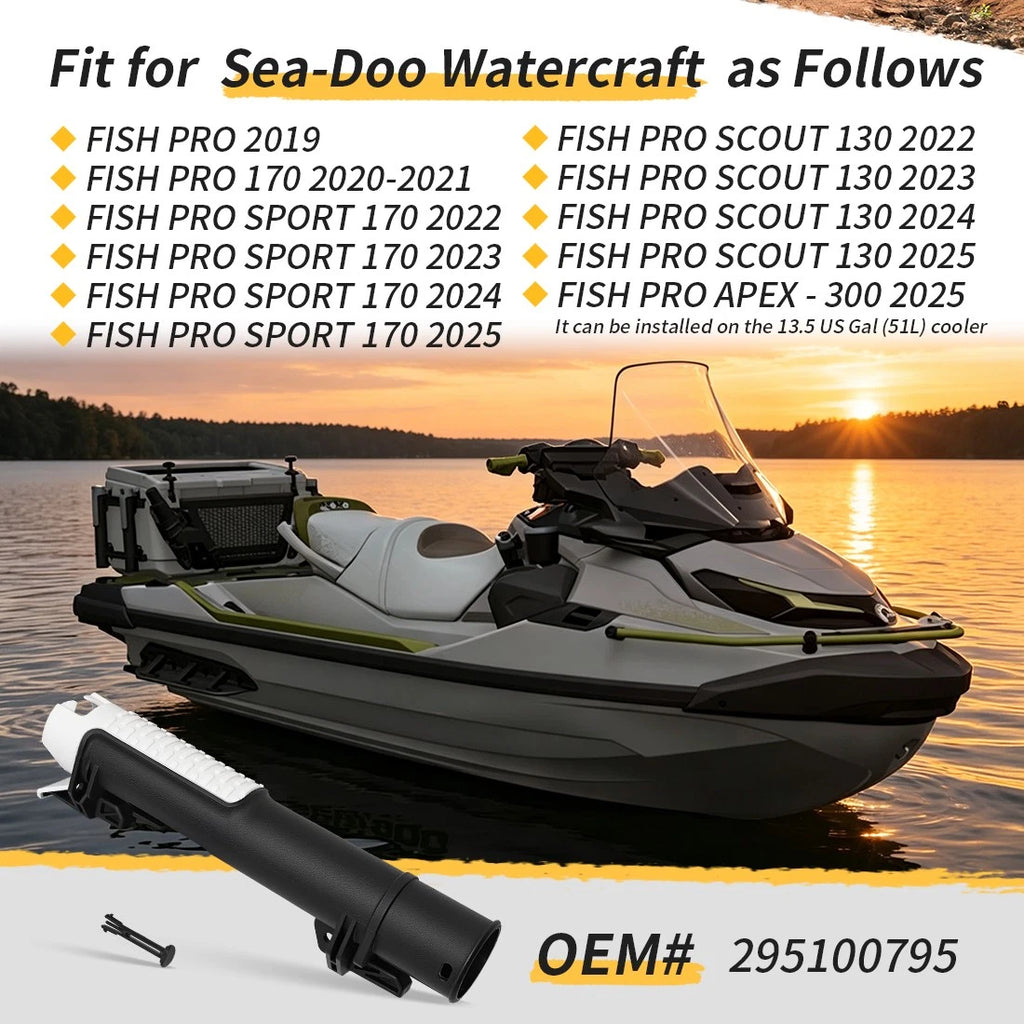 Fishing Rod Holder for Sea-Doo FISH PRO 130 170 (2019–2023)