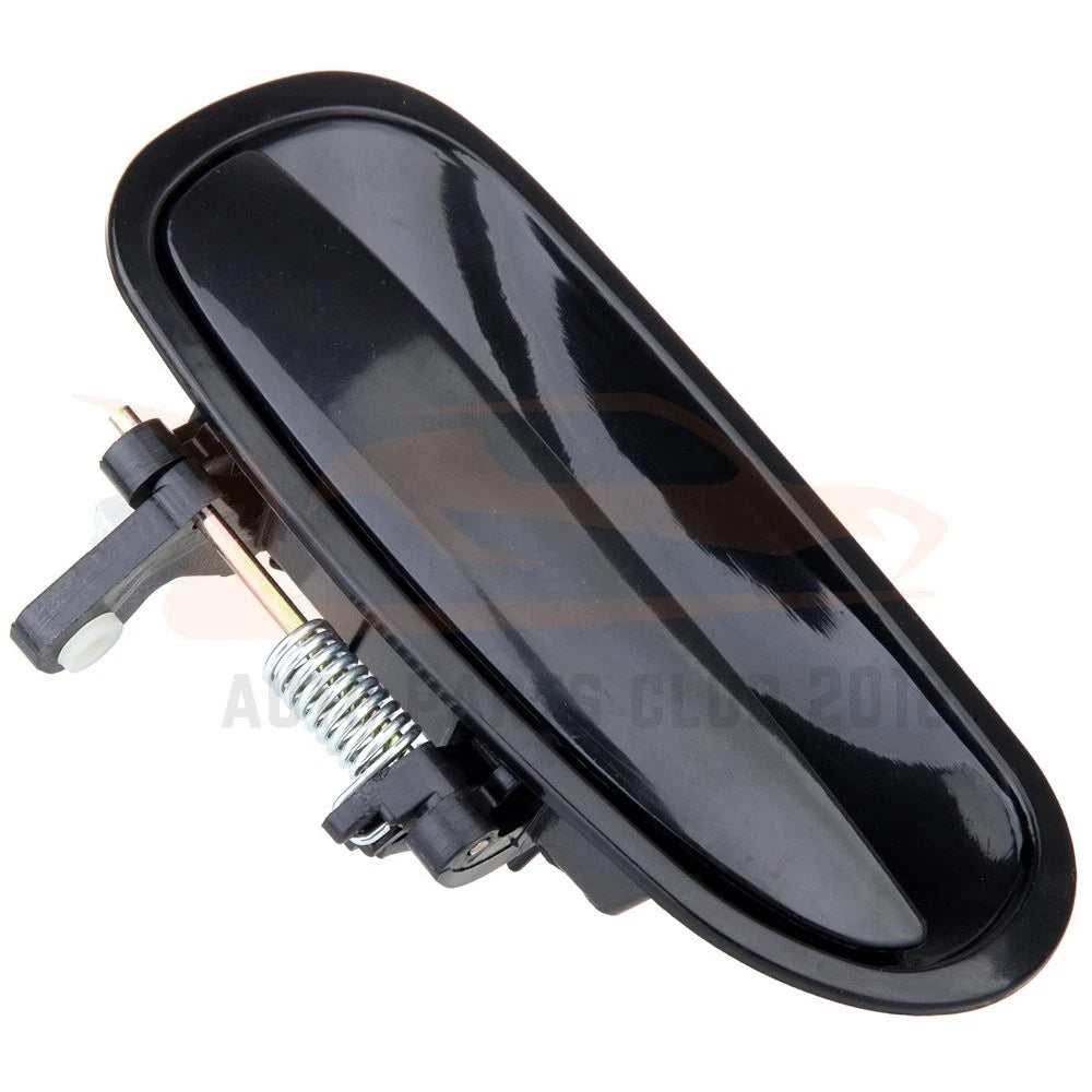 Door Handle for Honda Civic (1996-2000) Black Exterior Rear Left