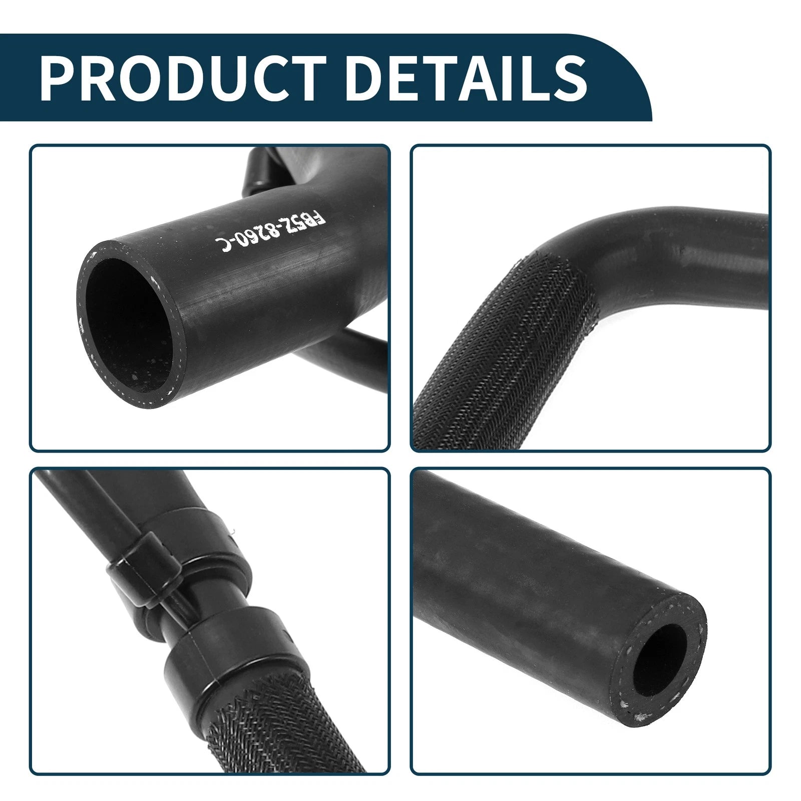 Radiator Hose Upper Pipe for Ford Explorer (2011–2019) No.FB5Z8260C Rubber