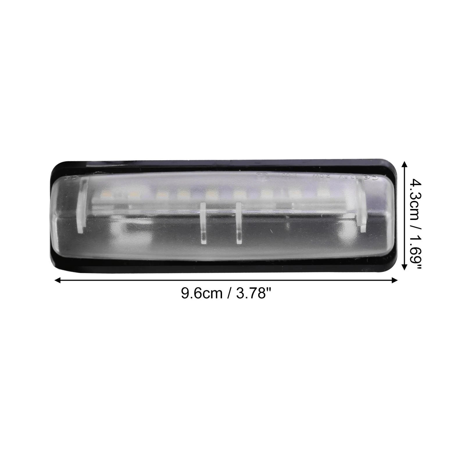 2X LED License Plate Light for Lexus IS ES GS RX (2014–2021)
