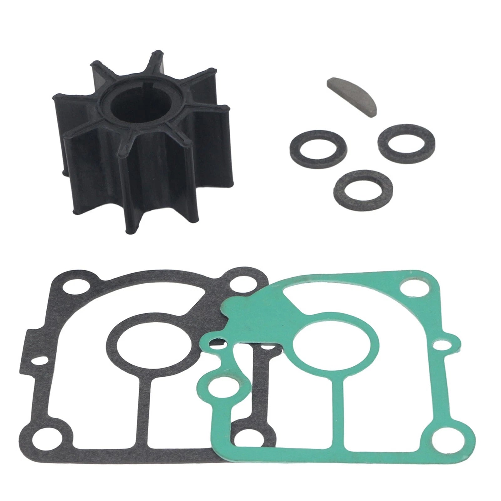 3LD-65021 Outboard Water Pump Impeller with Gasket for Nissan Tohatsu (9.9-20 HP)