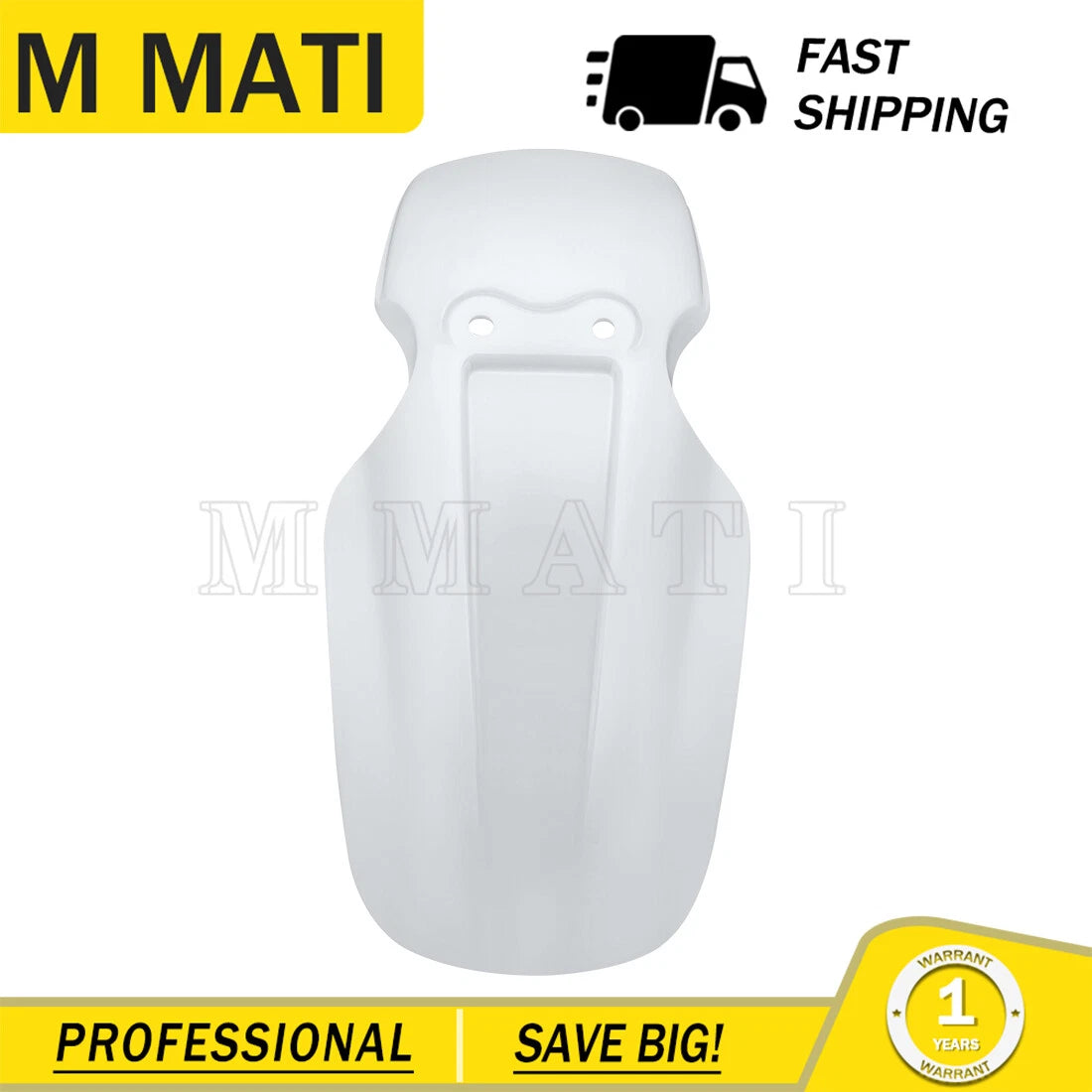 White Front Fender for Honda Z50R (1988–1999) 61100-GW8-670ZA