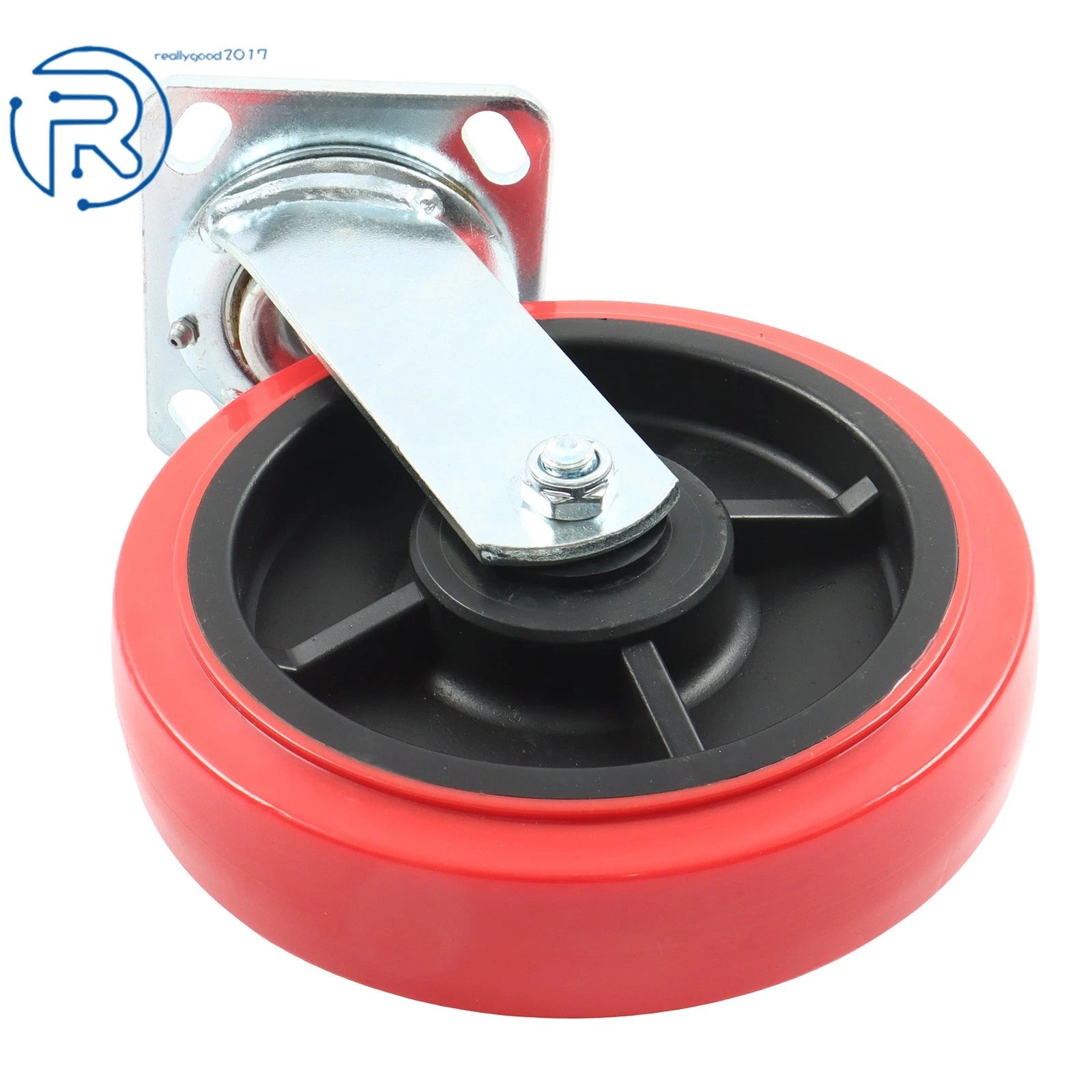 8" Heavy Duty Swivel Caster for Industrial Use (1500 lbs Capacity)