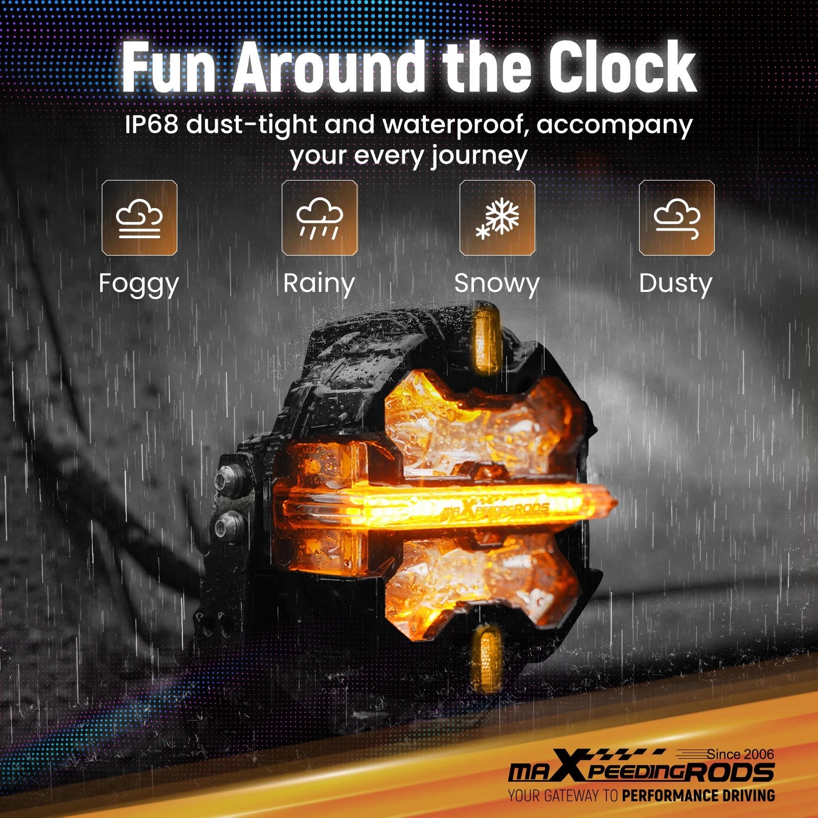 LED Pod Lights for Off-Road Vehicles (5 Inch)