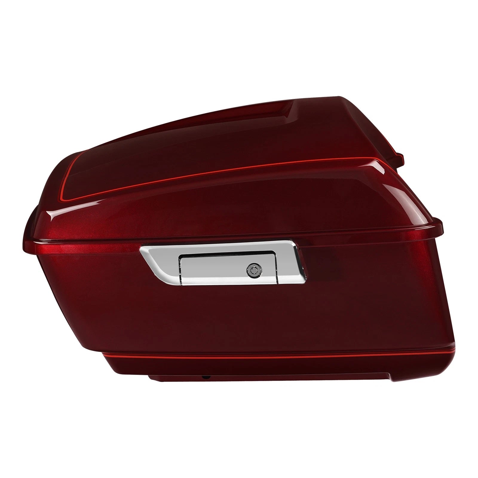 King Trunk Backrest Mount for Harley Touring (2014–2026) Mysterious Red Sunglo