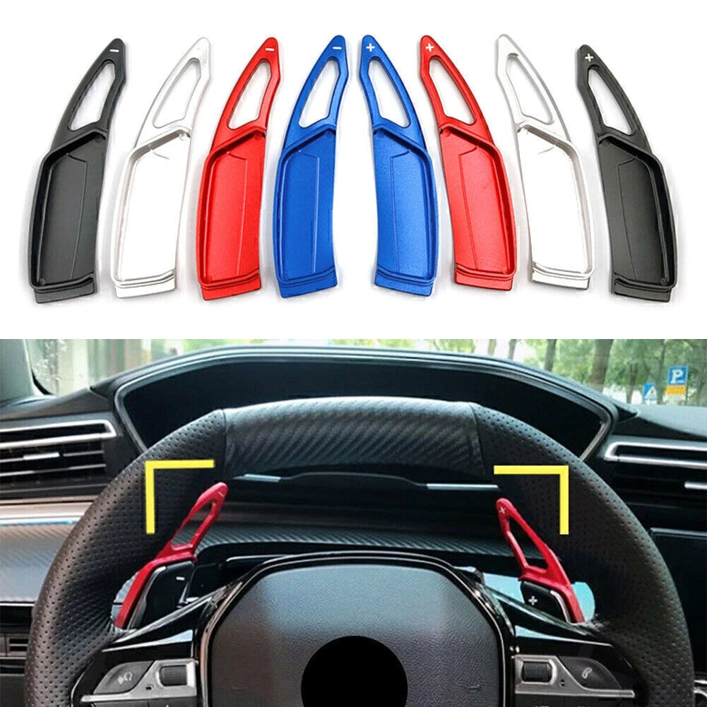 Aluminum Paddle Shifter Extensions for Peugeot 3008 5008 GT (2017–2019)