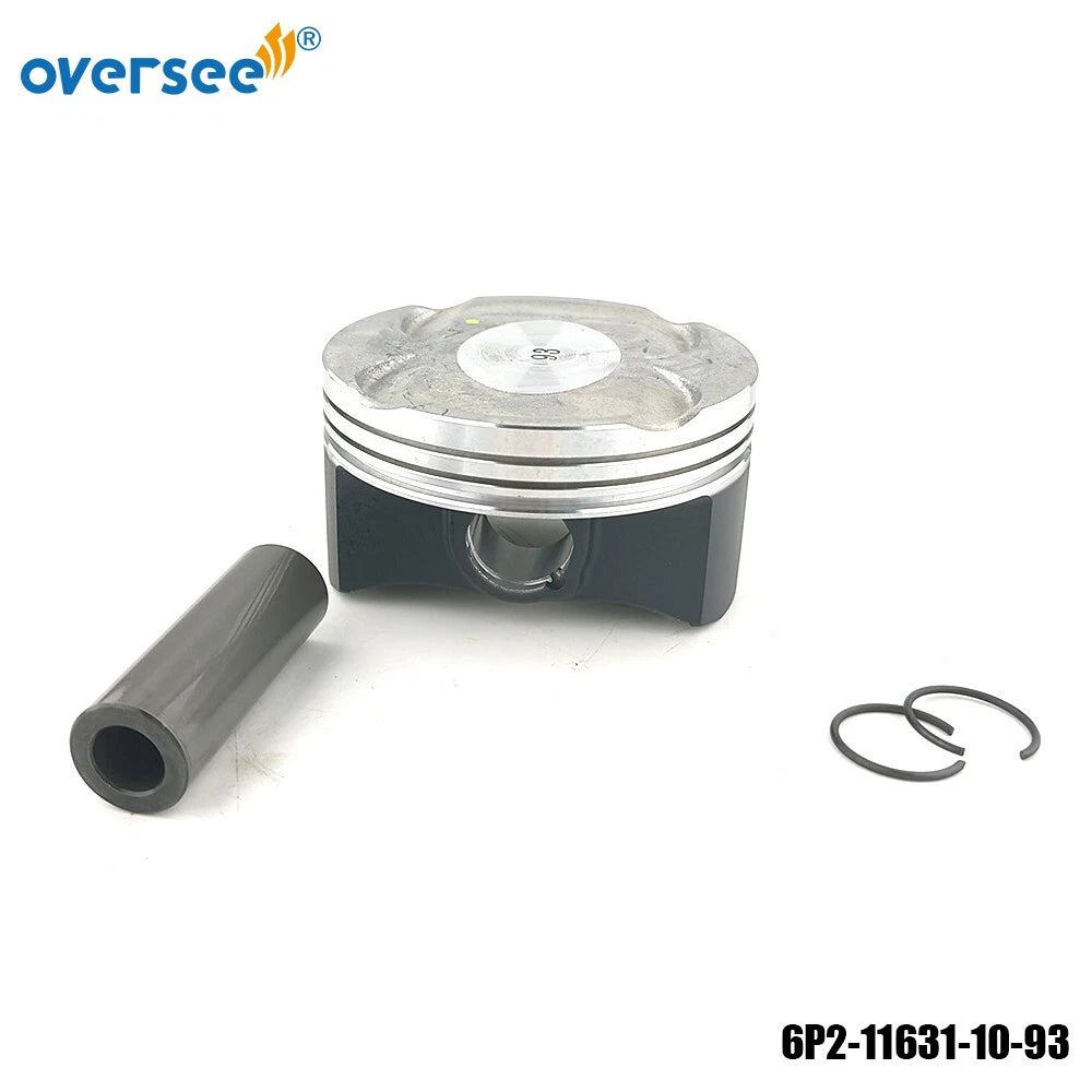 Piston & Ring STD for Yamaha Outboard LF200 250 HP (1993) 6P2-11631-10-93