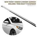 Chrome Fender Garnish Right Passenger Molding for Hyundai Sonata (2015–2017)