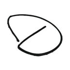 Black Hood Seal for Jeep Grand Cherokee, Dodge Durango (2011-2020)