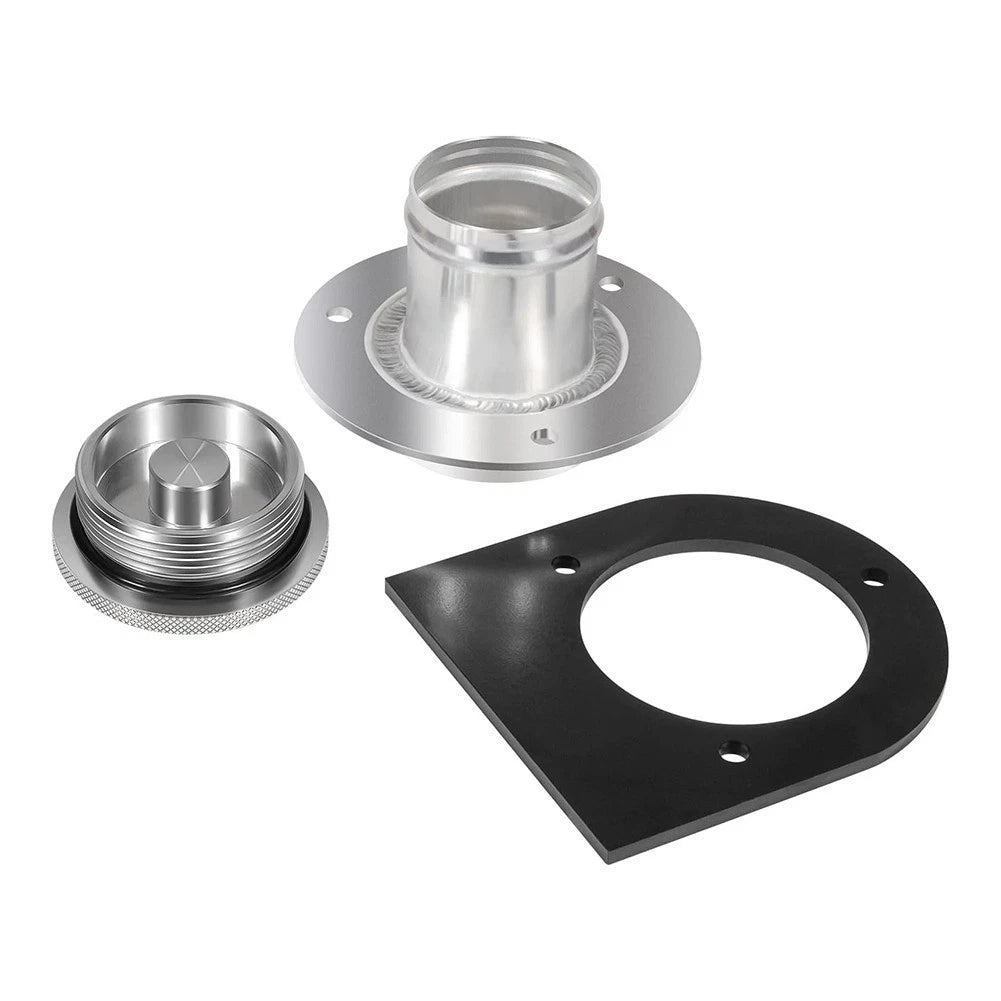 Aluminum Fuel Tank Filler Neck & Steel Weld On Bracket for Truck