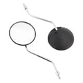 Round Black Chrome Arm Mirror 8mm for Honda NA/NC/NN/NQ/NX/PA/SE/TG50 C70