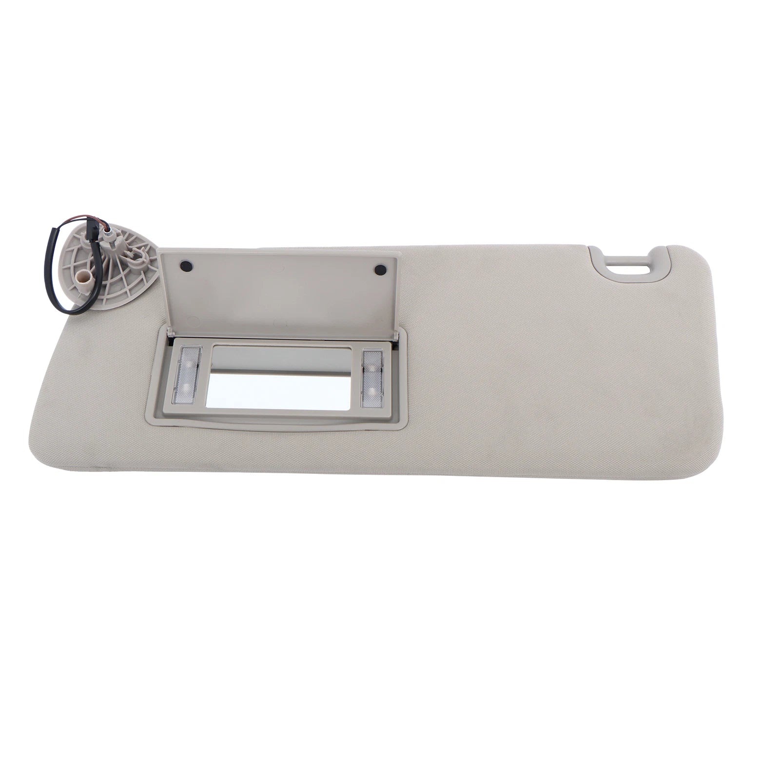 Gray Sun Visor with Lights for Dodge Ram 1500 2013-2021, 2500 3500 2013-2018