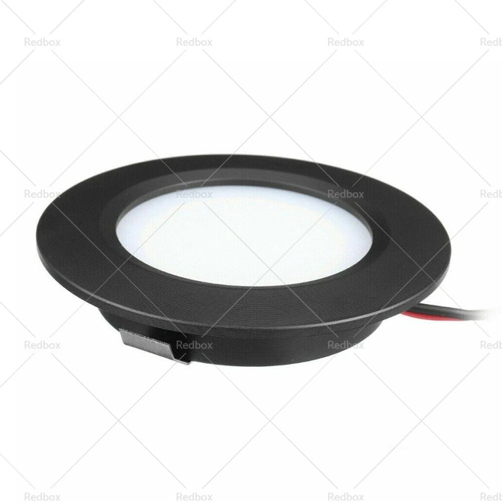 12V Dimmable Spot Lights for Caravan Boat (Black)